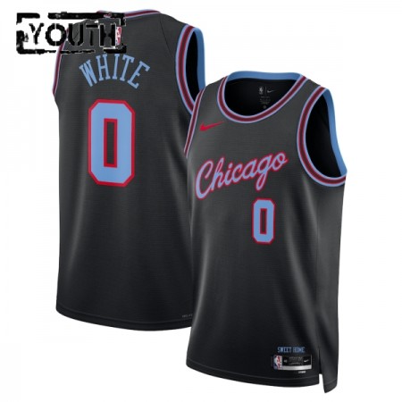 Camiseta Niños NBA Chicago Bulls Coby Black 2025-26 Nike City Edition Negro Swingman